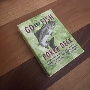 Go Fly Fish Playing Cards Poker Deck by Inkstone Design. Like New, never used